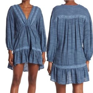 Free People Rugged Beautiful Swing Dress size Medium